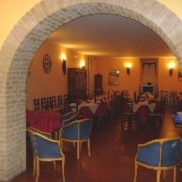 Sala colazione nel ristorante La Rocca dei Malatesta Albergo Ristorante Fotos