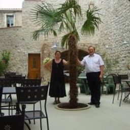 Terrasse La Tour de l Horloge Logis Fotos