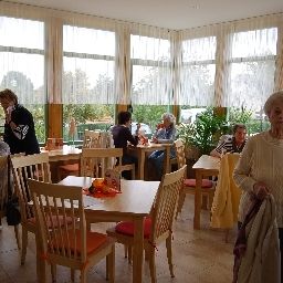 Salle du petit-déjeuner Burghof Fotos