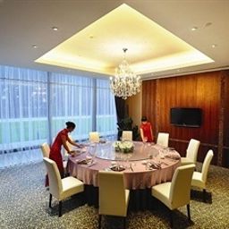 Sala colazione nel ristorante Heyuan Royal Garden Hotel - Beijing Fotos